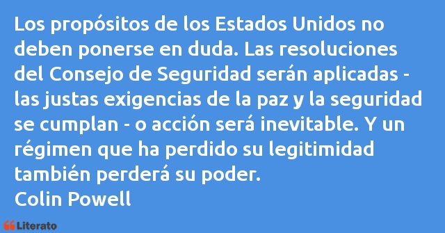 Frases de Colin Powell