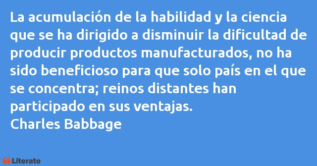 Frases de Charles Babbage