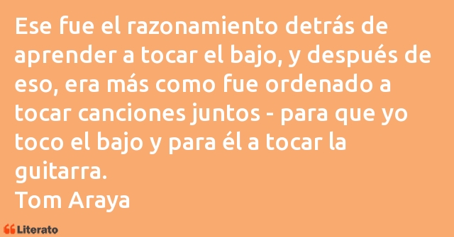 Frases de Tom Araya