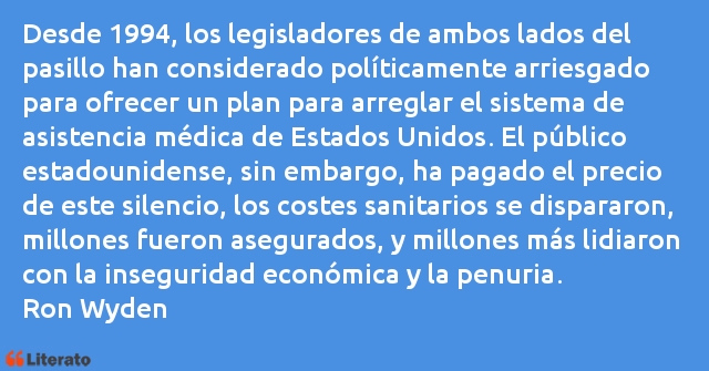 Frases de Ron Wyden