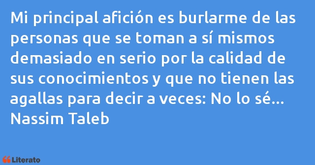 Frases de Nassim Nicholas Taleb