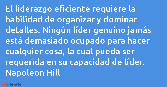 Frases de Napoleon Hill