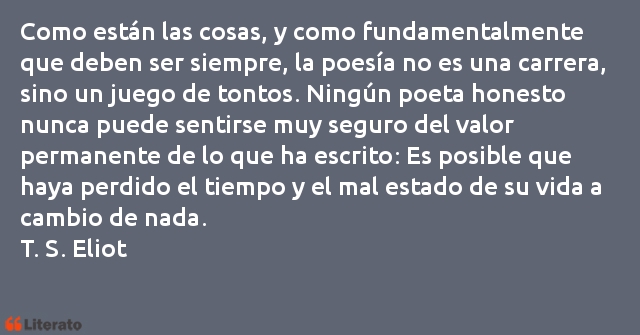 Frases de T. S. Eliot