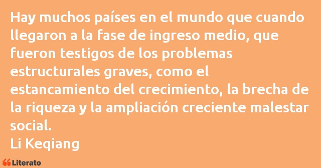 Frases de Li Keqiang