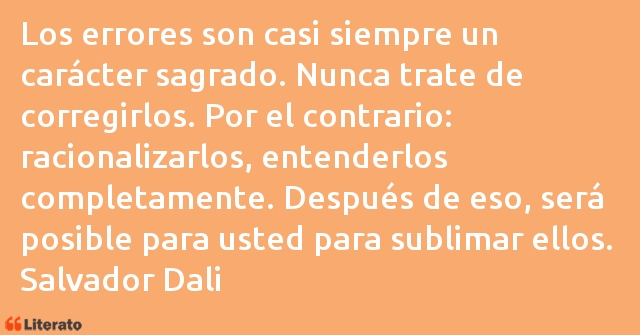 Frases de Salvador Dali