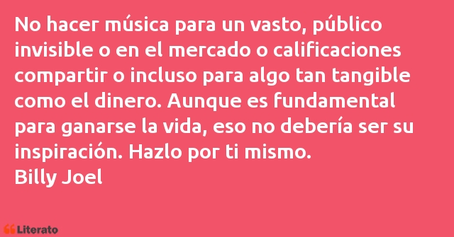 Frases de Billy Joel