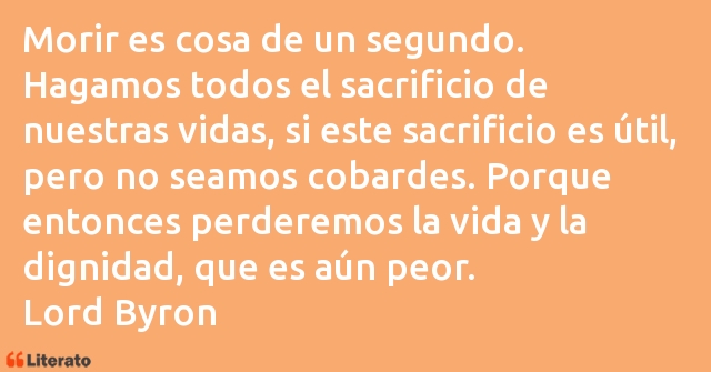 Frases de Lord Byron