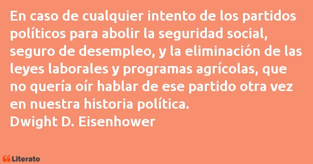 Frases de Dwight D. Eisenhower