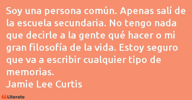 Frases de Jamie Lee Curtis