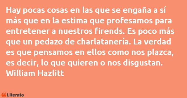 Frases de William Hazlitt