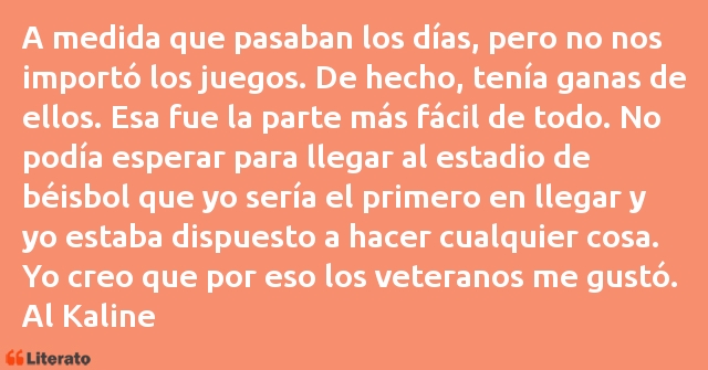 Frases de Al Kaline