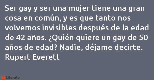 Frases de Rupert Everett