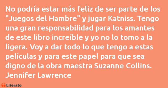 Frases de Jennifer Lawrence