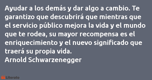 Frases de Arnold Schwarzenegger