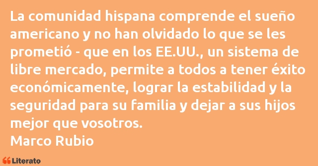 Frases de Marco Rubio