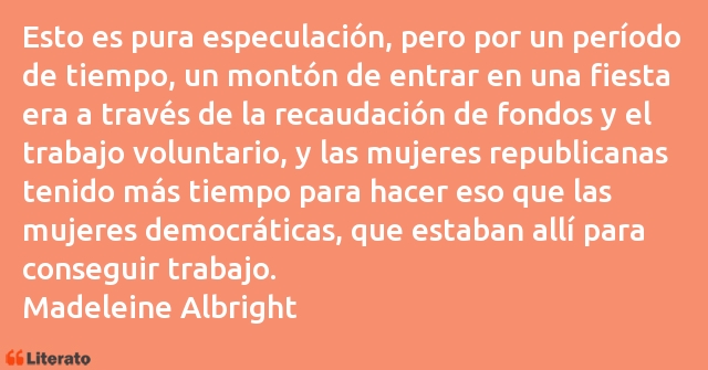 Frases de Madeleine Albright
