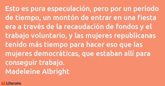 Frases de Madeleine Albright