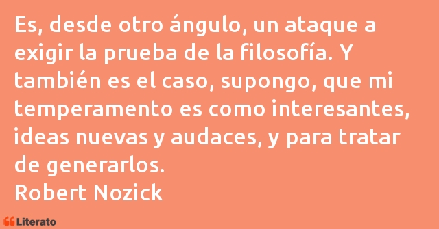 Frases de Robert Nozick