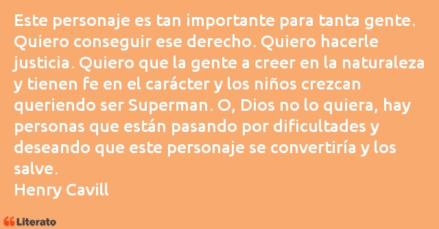 Frases de Henry Cavill