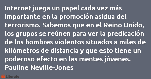 Frases de Pauline Neville-Jones