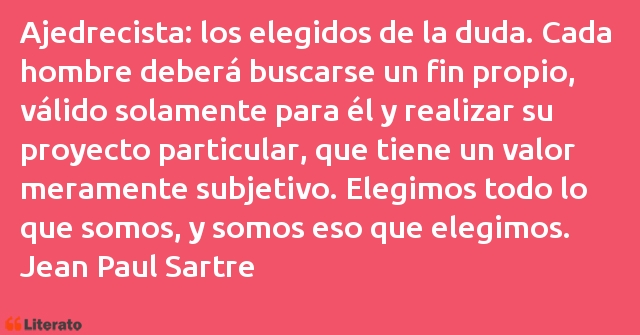 Frases de Jean Paul Sartre