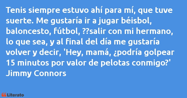 Frases de Jimmy Connors