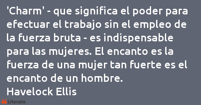 Frases de Havelock Ellis