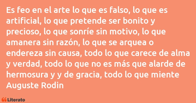 Frases de Auguste Rodin