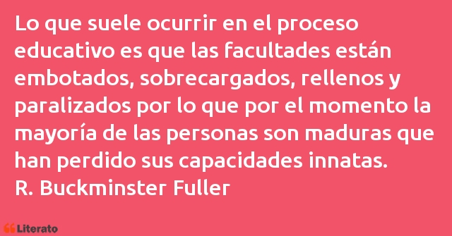 Frases de R. Buckminster Fuller