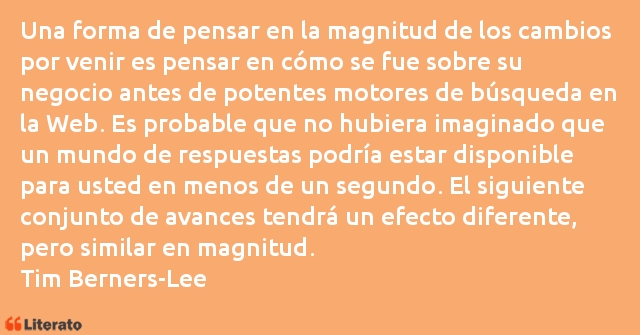 Frases de Tim Berners-Lee