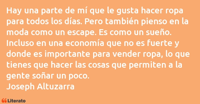 Frases de Joseph Altuzarra