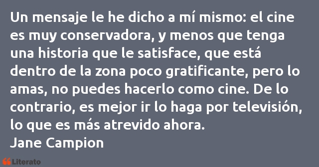 Frases de Jane Campion