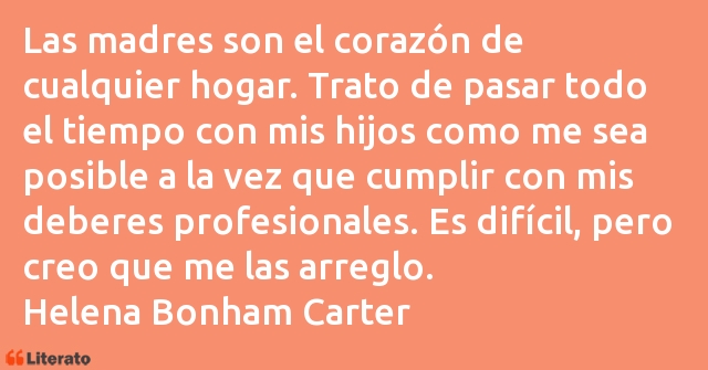 Frases de Helena Bonham Carter