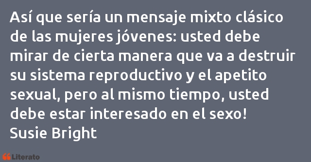 Frases de Susie Bright