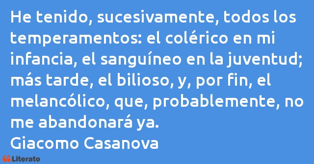 Frases de Giacomo Casanova