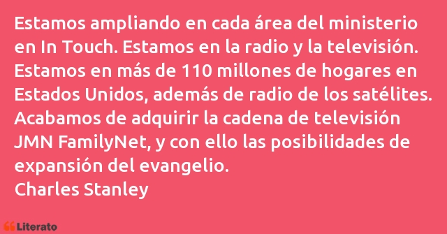 Frases de Charles Stanley