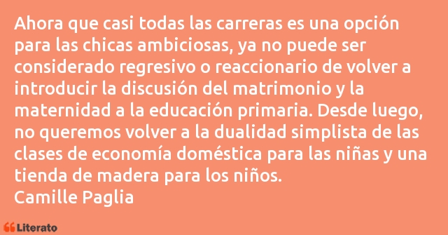 Frases de Camille Paglia