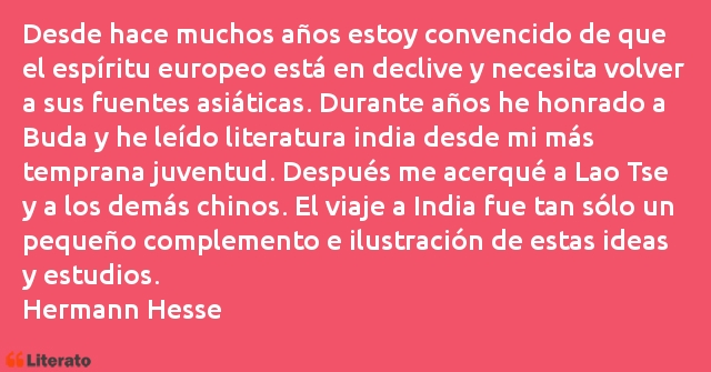 Frases de Hermann Hesse