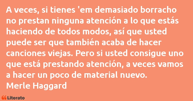 Frases de Merle Haggard