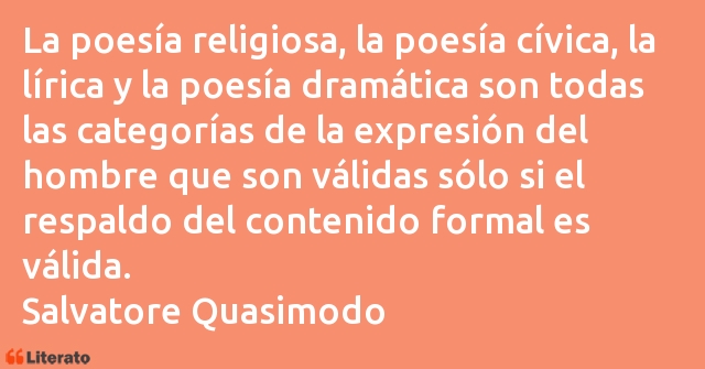 Frases de Salvatore Quasimodo