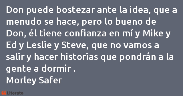 Frases de Morley Safer