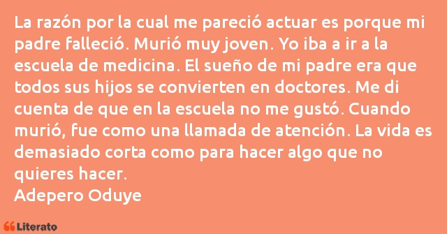 Frases de Adepero Oduye