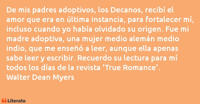 Frases de Walter Dean Myers