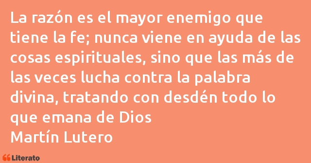 Frases de Martín Lutero