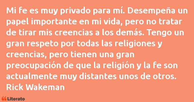 Frases de Rick Wakeman