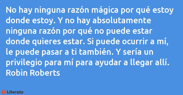 Frases de Robin Roberts