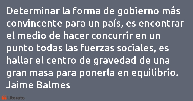 Frases de Jaime Balmes