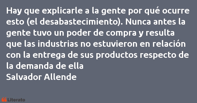 Frases de Salvador Allende