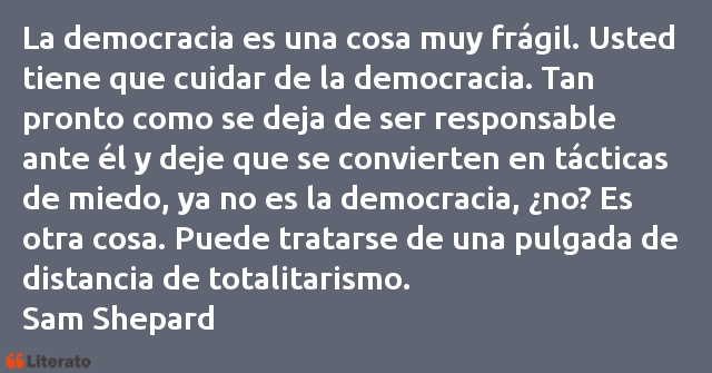 Frases de Sam Shepard