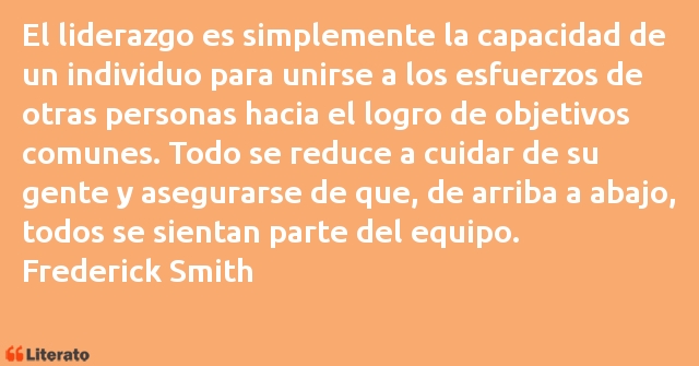 Frases de Frederick Smith